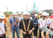 Tinjau Pembangunan Terminal Bongkar Muat Batubara Keramasan, Herman Deru : Optimis Akhir 2026 Selesai dan Awal 2027 Beroperasi